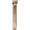 Ekena Millwork Thorton Arts and Crafts Smooth Bracket w/ Offset Brace, Douglas Fir, 5 1/2"W x 24"D x 36"H BKT0604X24X36THR03SDF - alternate 4